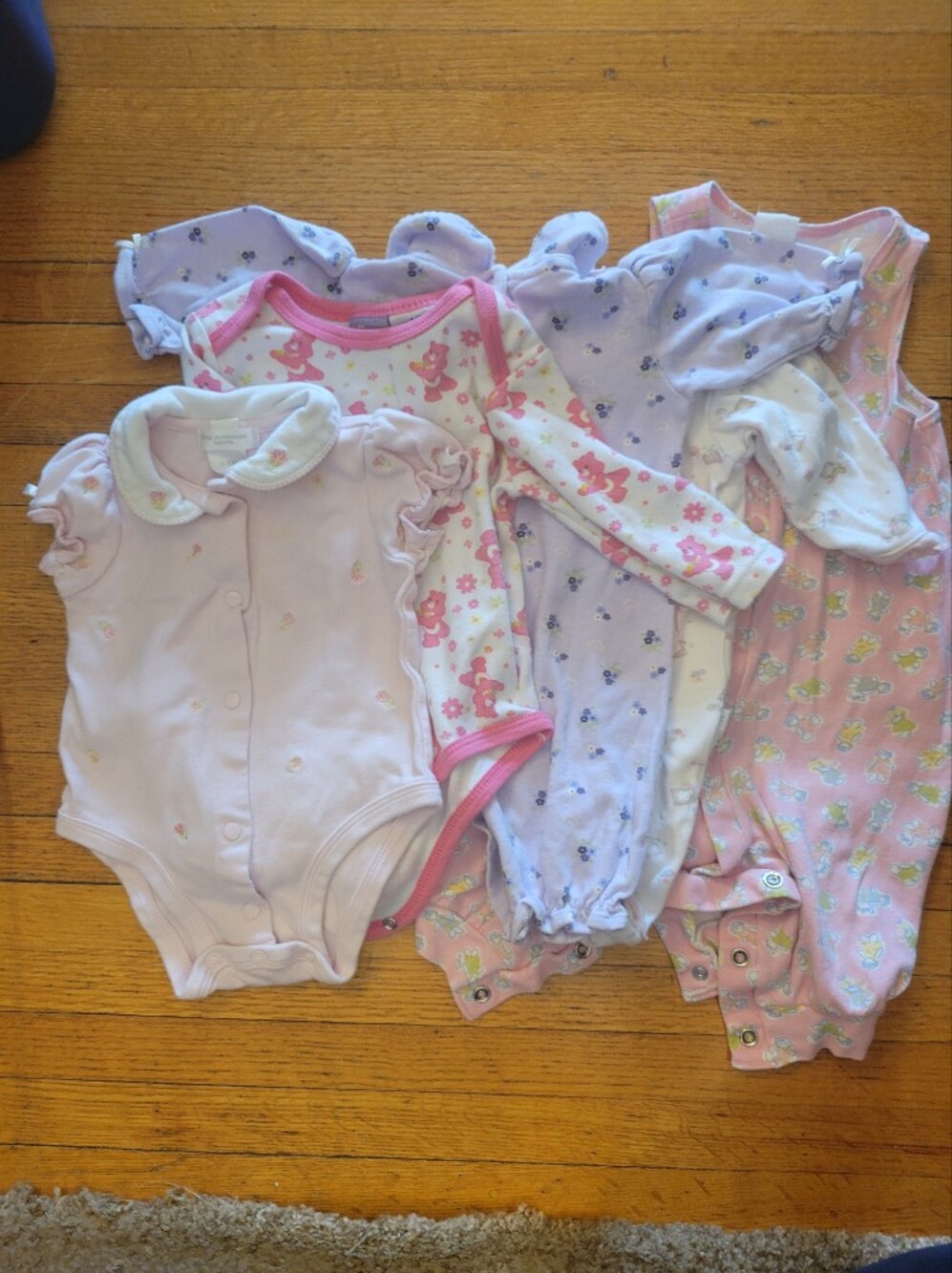 Vintage Bodysuit And Pastel Pink & Lavender Set-5